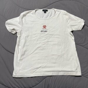 August Max White Love Top Size 2 (14/16)